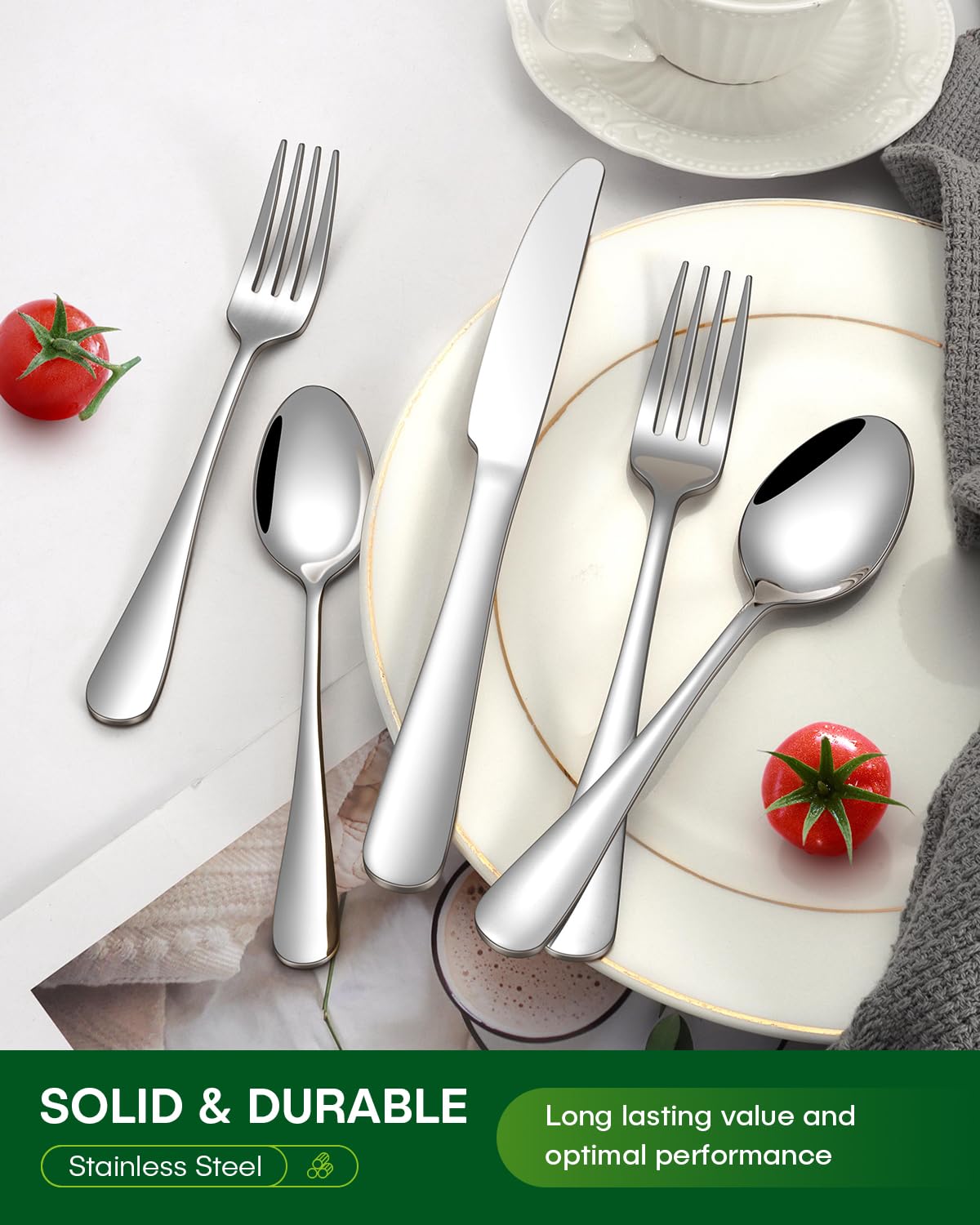 PHILIPALA 30-piece set displayed ready for daily dining