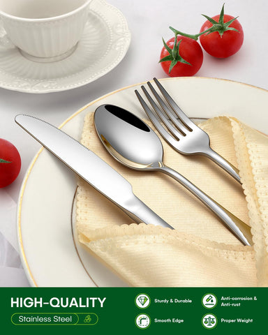 PHILIPALA silverware with a mirror-polished finish for elegant table settings.