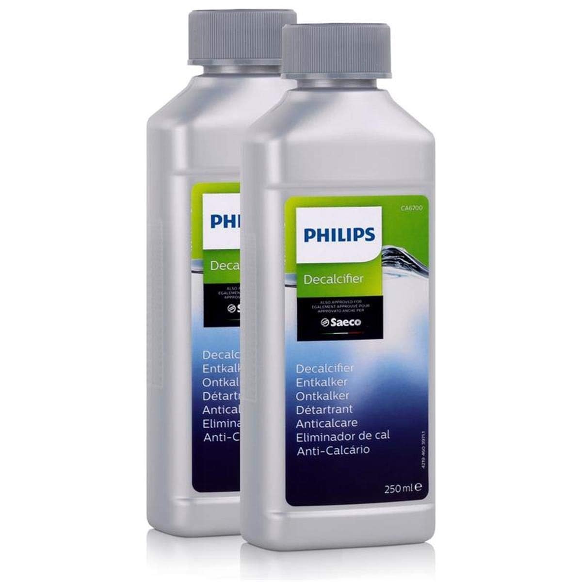 Philips CA6700/22 universal descaler bottle front for safe descaling.