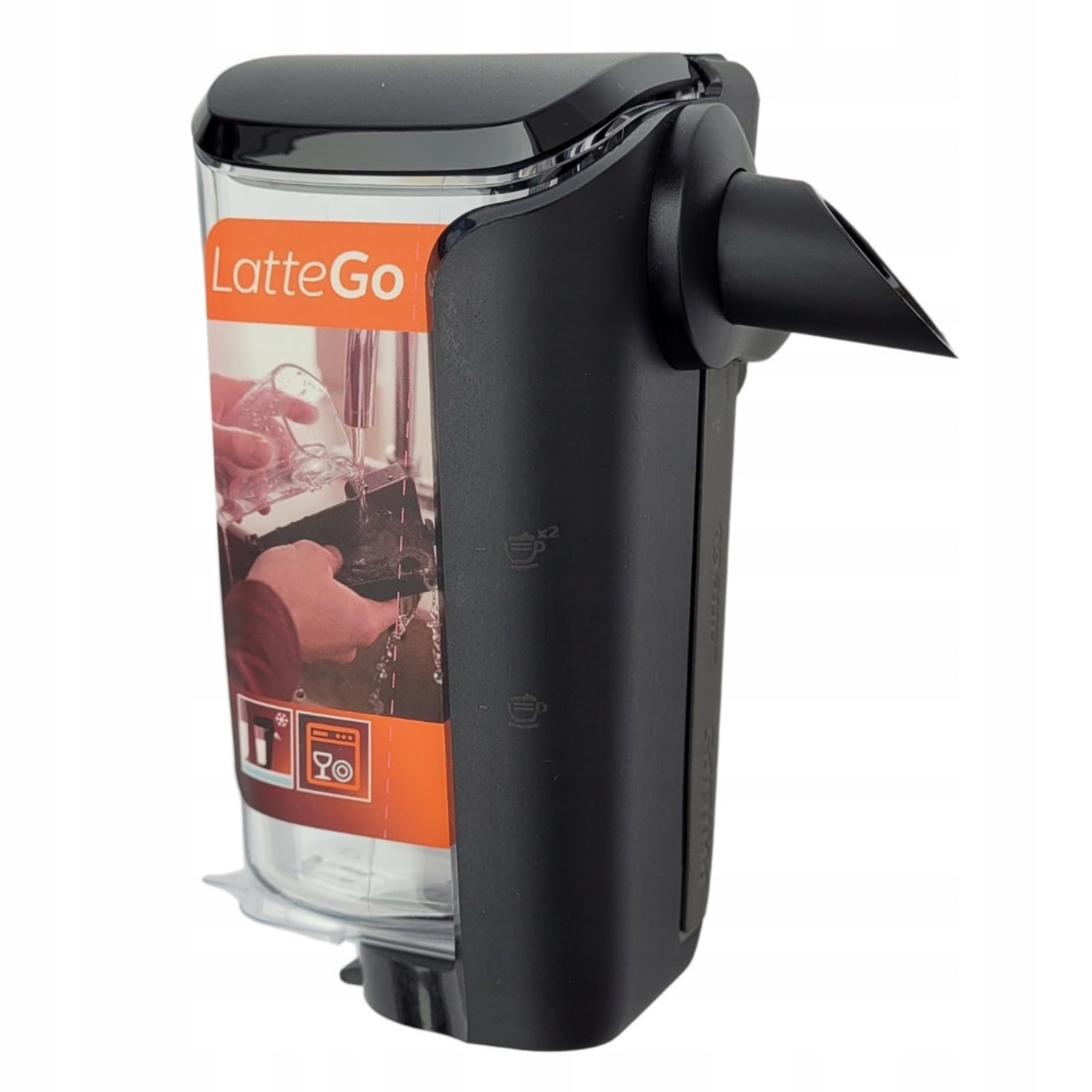 Philips LatteGo carafe is dishwasher safe for easy cleaning.