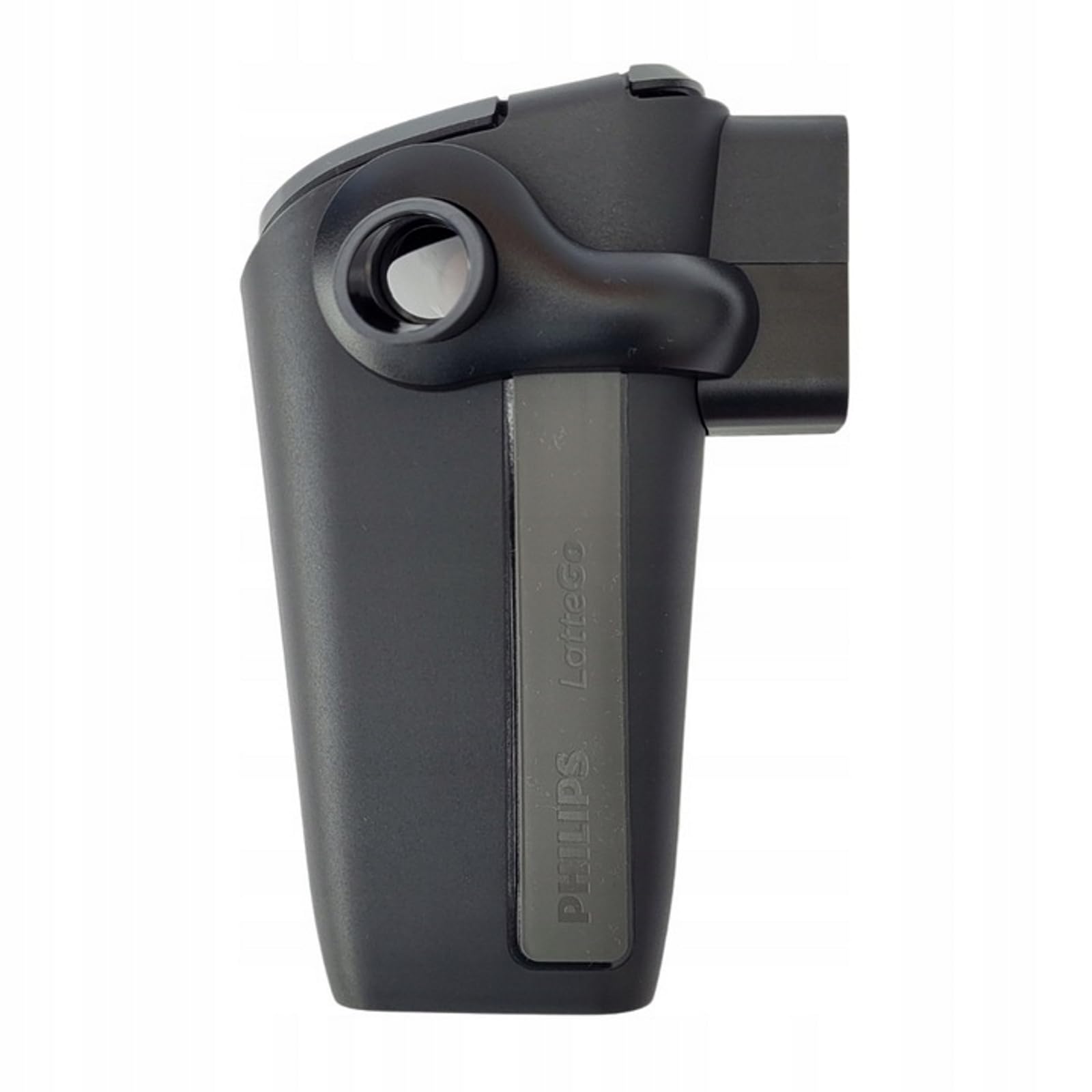 Philips LatteGo carafe interior view shows two-part tubeless design.