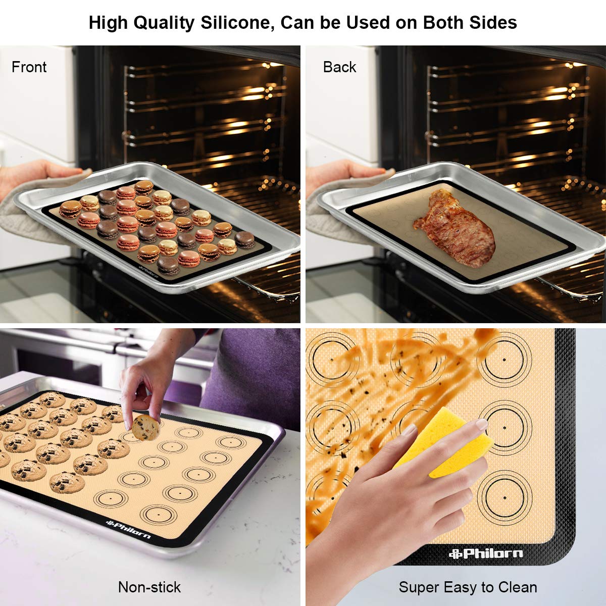 Philorn dishwasher-safe mat has easy cleanup after busy sessions.