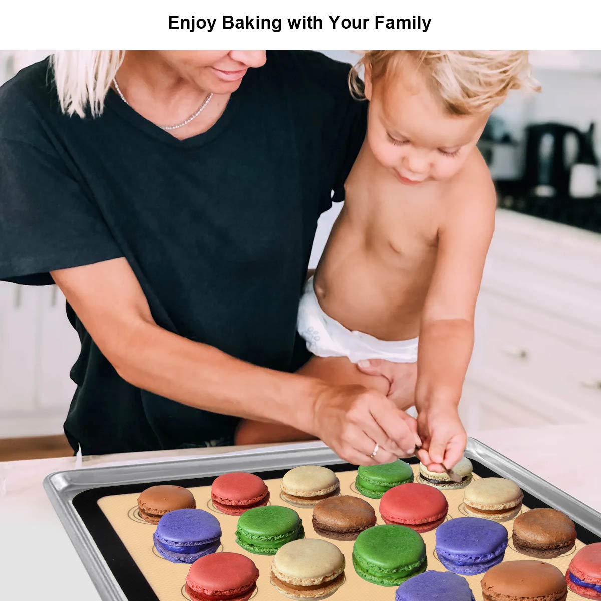 Philorn two mats pack offers reusable baking mats for everyday use.