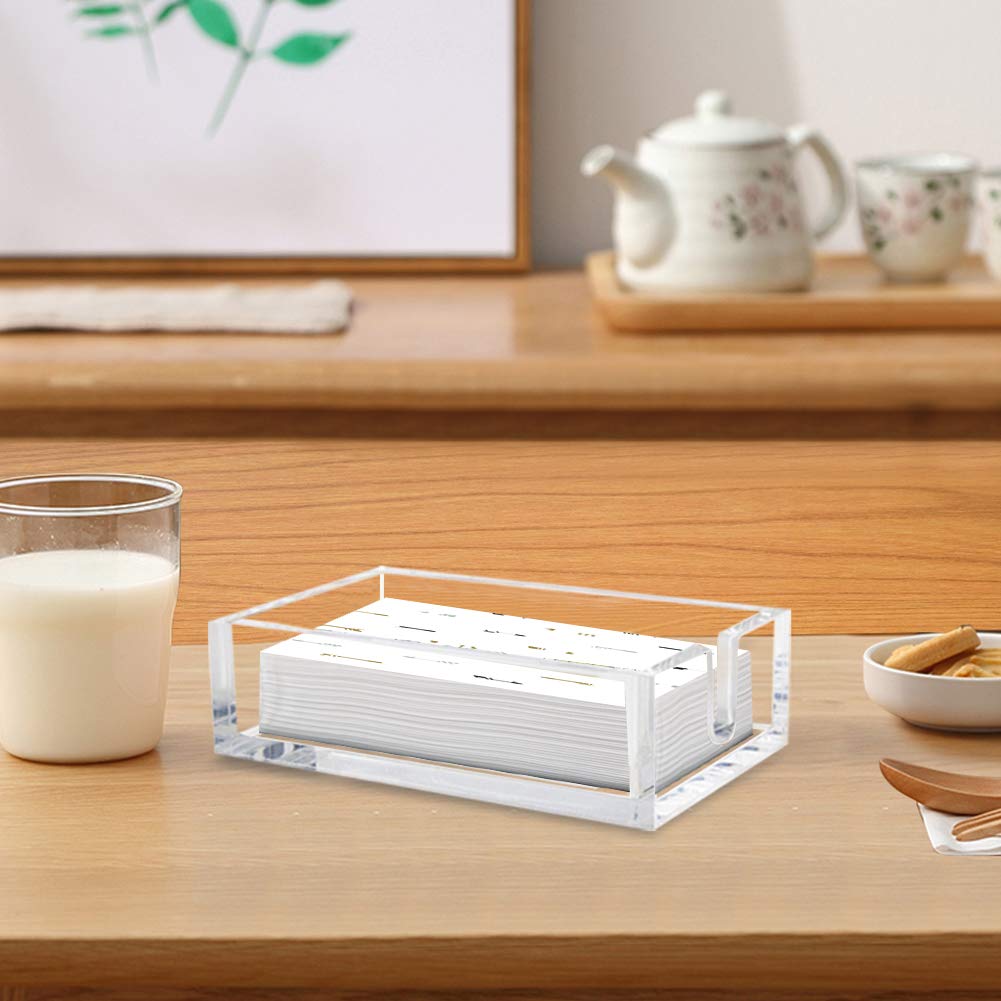 Phineoly clear towel holder complements modern countertops and tabletops.