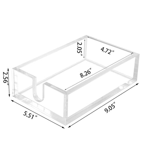 Phineoly napkin holder side-entry design for quick napkin access.
