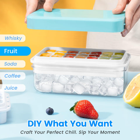 PHINOX BPA-free, food-grade plastic ice tray.