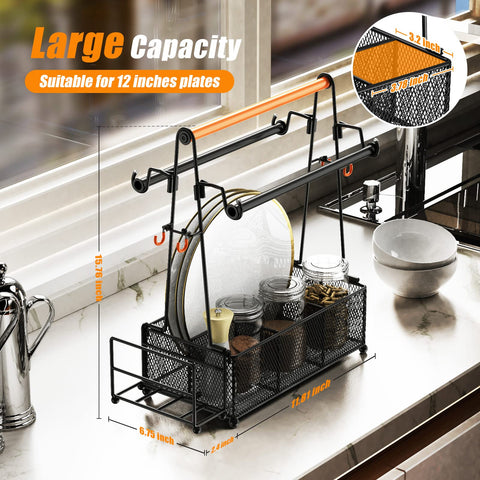 Camping and party utensil caddy with portable design
