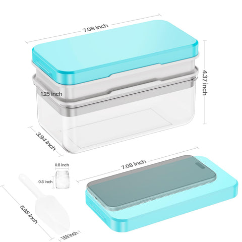 PHINOX ice scoop beside bin, convenient ready-to-use ice