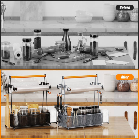Large compartments fit plates up to 12 inches