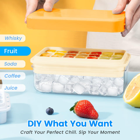 PHINOX push-release ice cubes enables quick unmolding for fast serving.