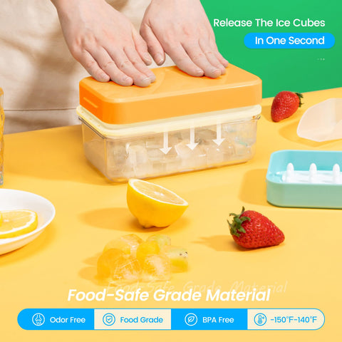 PHINOX two trays with 56 cubes showcasing high-capacity ice for gatherings.