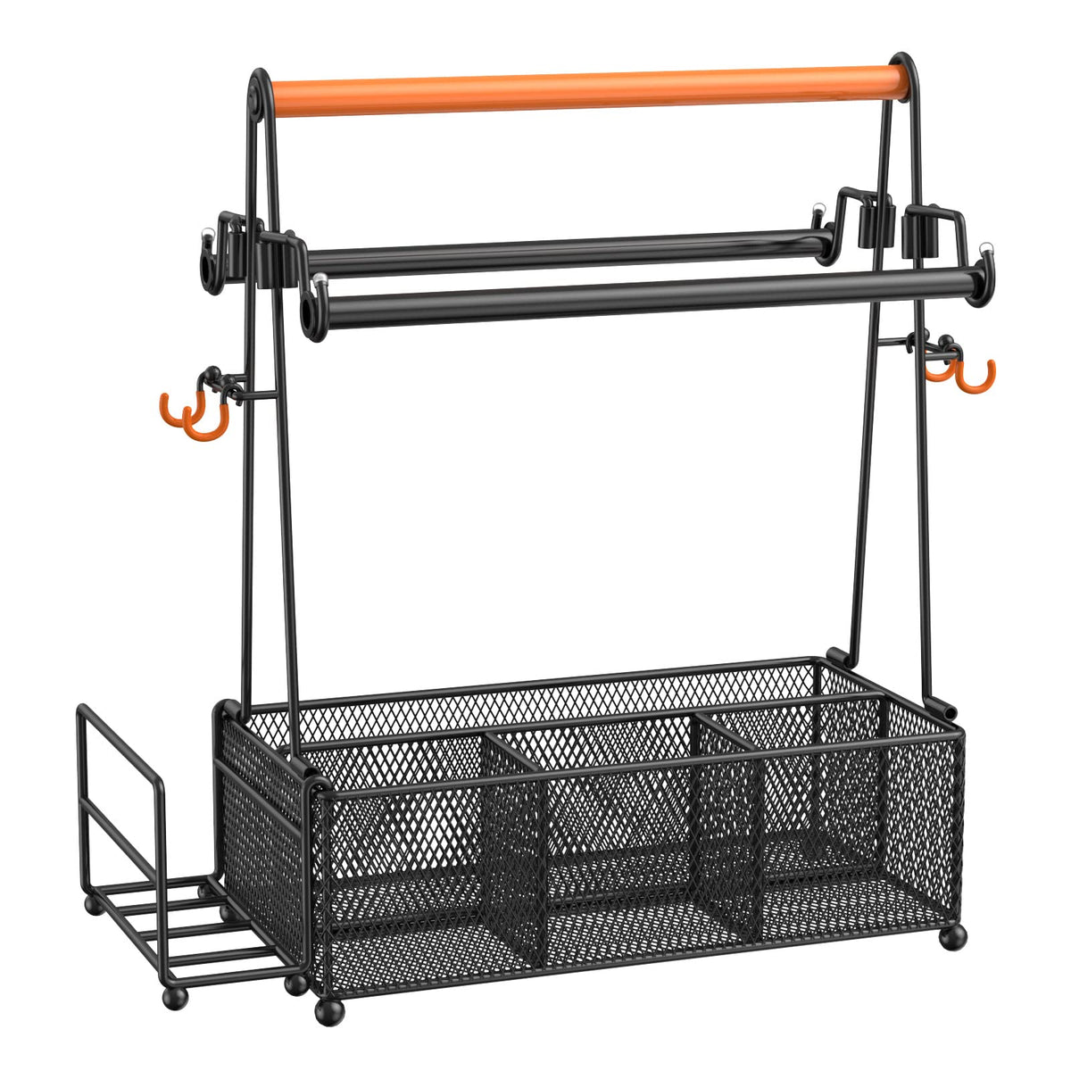PHINOX Utensil Caddy with handle and paper towel holders for organized outdoor dining