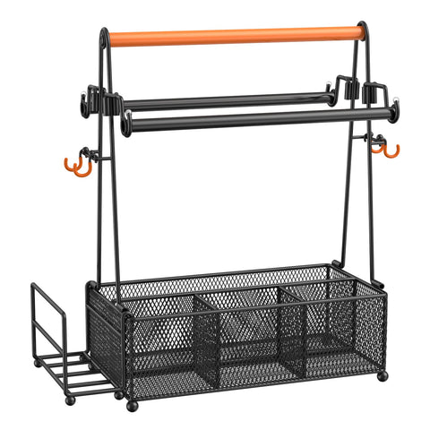PHINOX Utensil Caddy with handle and paper towel holders for organized outdoor dining