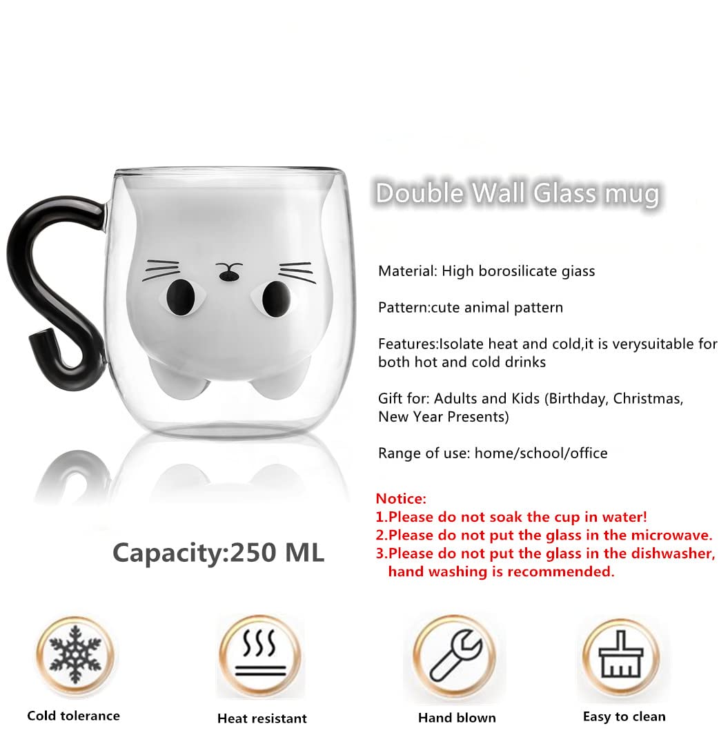 Phitihui black cat mug design adds playful charm to tea time.