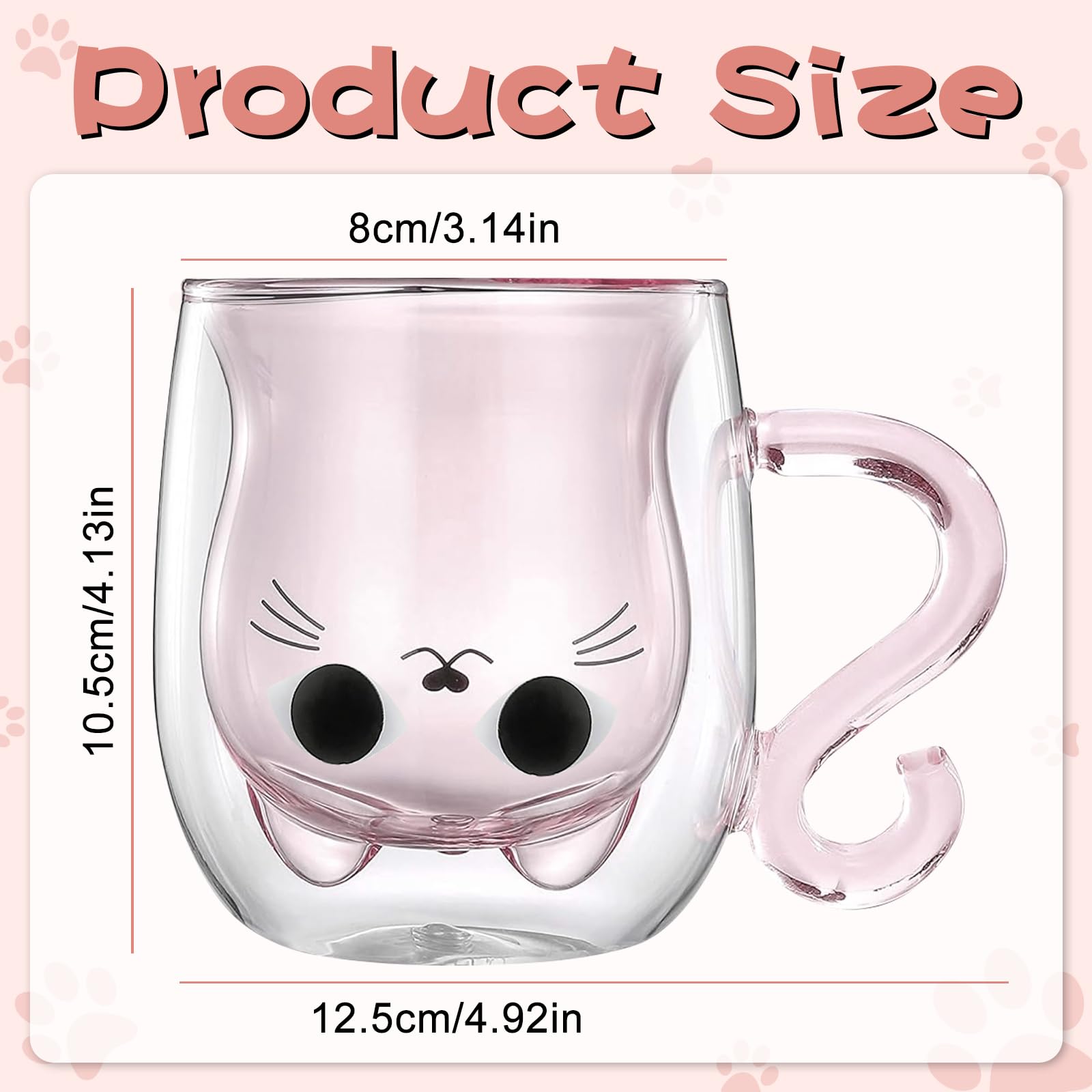 Phitihui mug with cat-tail handle for easy gripping