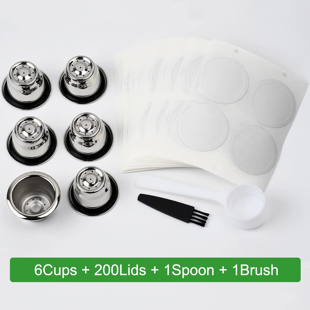 PHMEZLF 6-pack reusable pods with lids, eco-friendly alternative