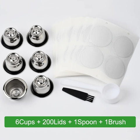 PHMEZLF 6-pack reusable pods with lids, eco-friendly alternative