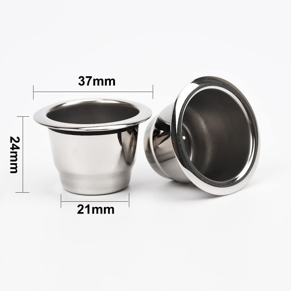 PHMEZLF aluminum foil lids, secure seal, crema-ready brews