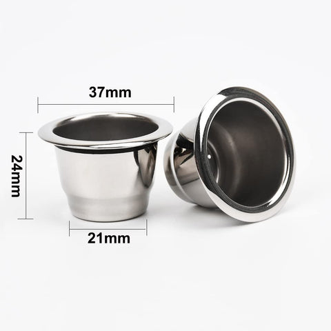 PHMEZLF aluminum foil lids, secure seal, crema-ready brews