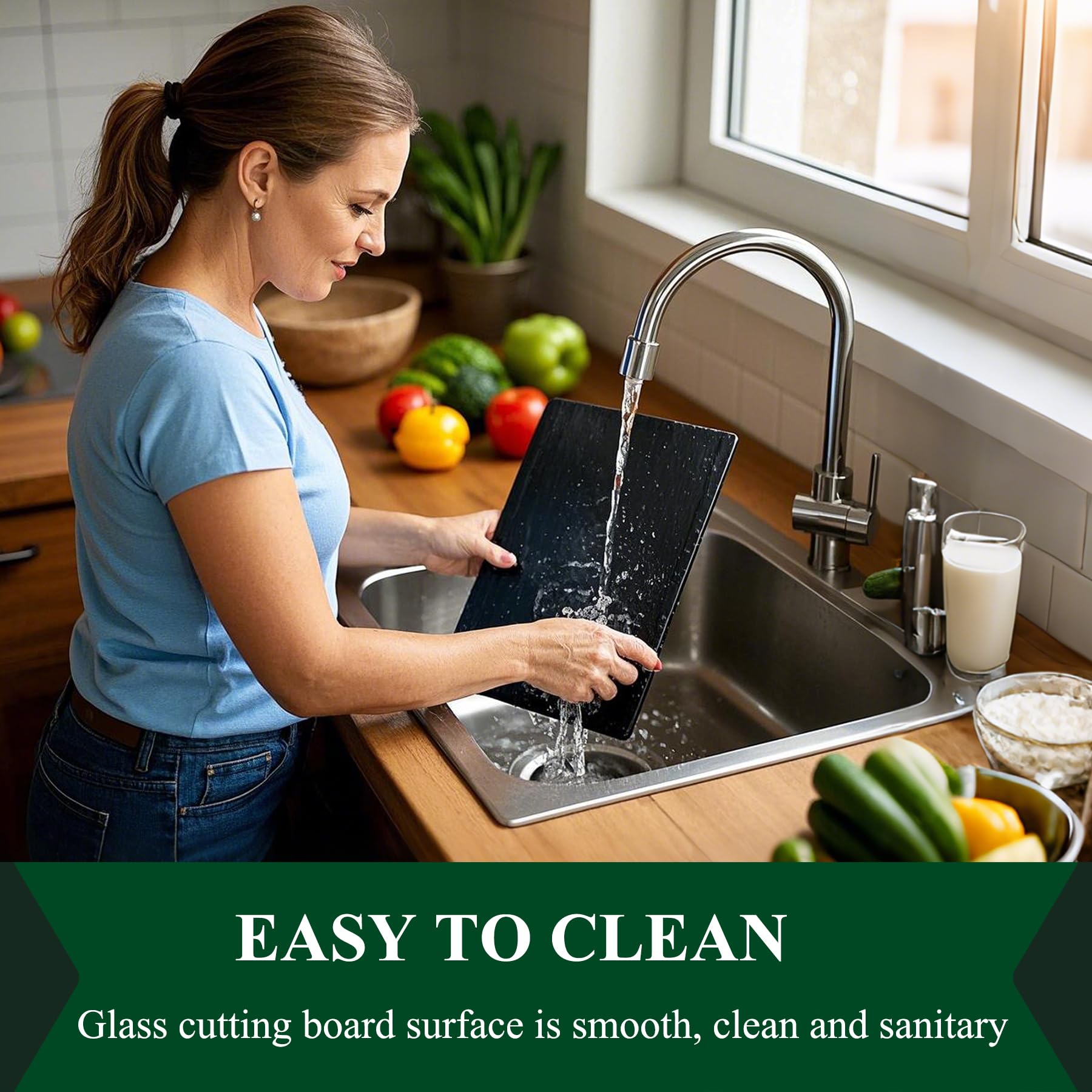 Phore kitchen counter protector doubles as a decorative piece.