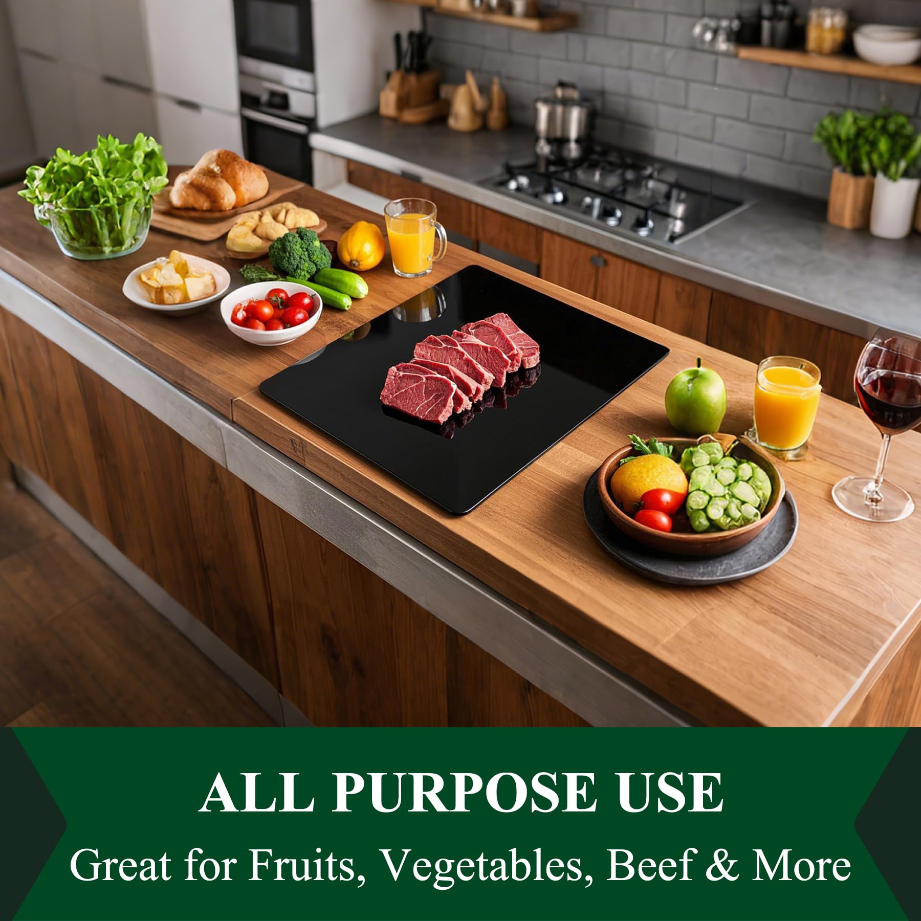 Phore cutting board is dishwasher safe for quick cleanup.