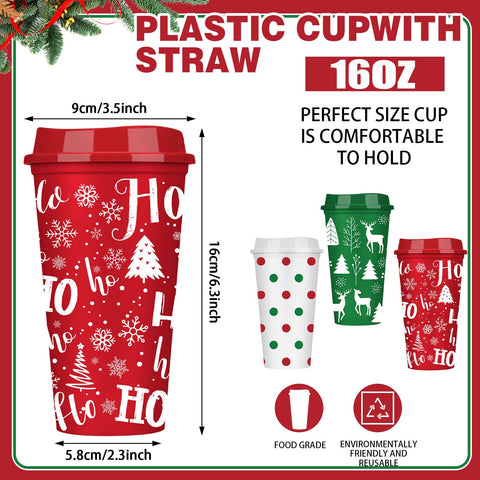 Pickmesh Christmas tree pattern tumbler lid highlights spill-resistant design for travel