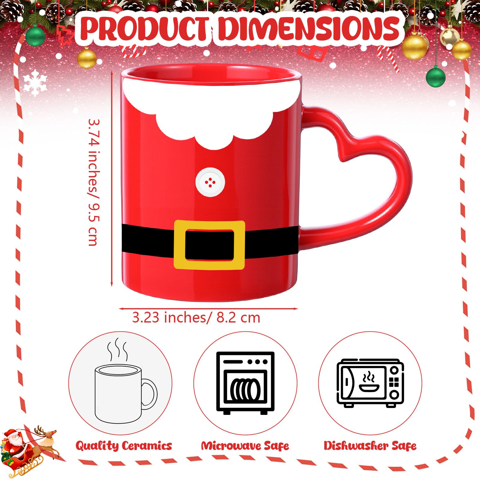 Pickmesh elf mug featuring costume design for festive tea breaks