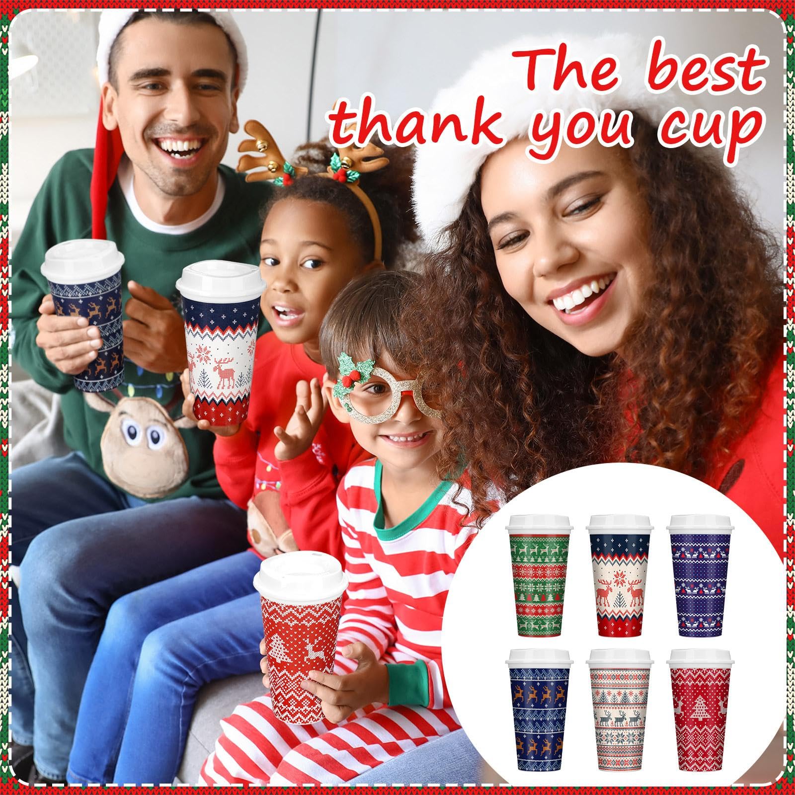 Pickmesh set of 12 cups ideal for gift exchanges and office treats.