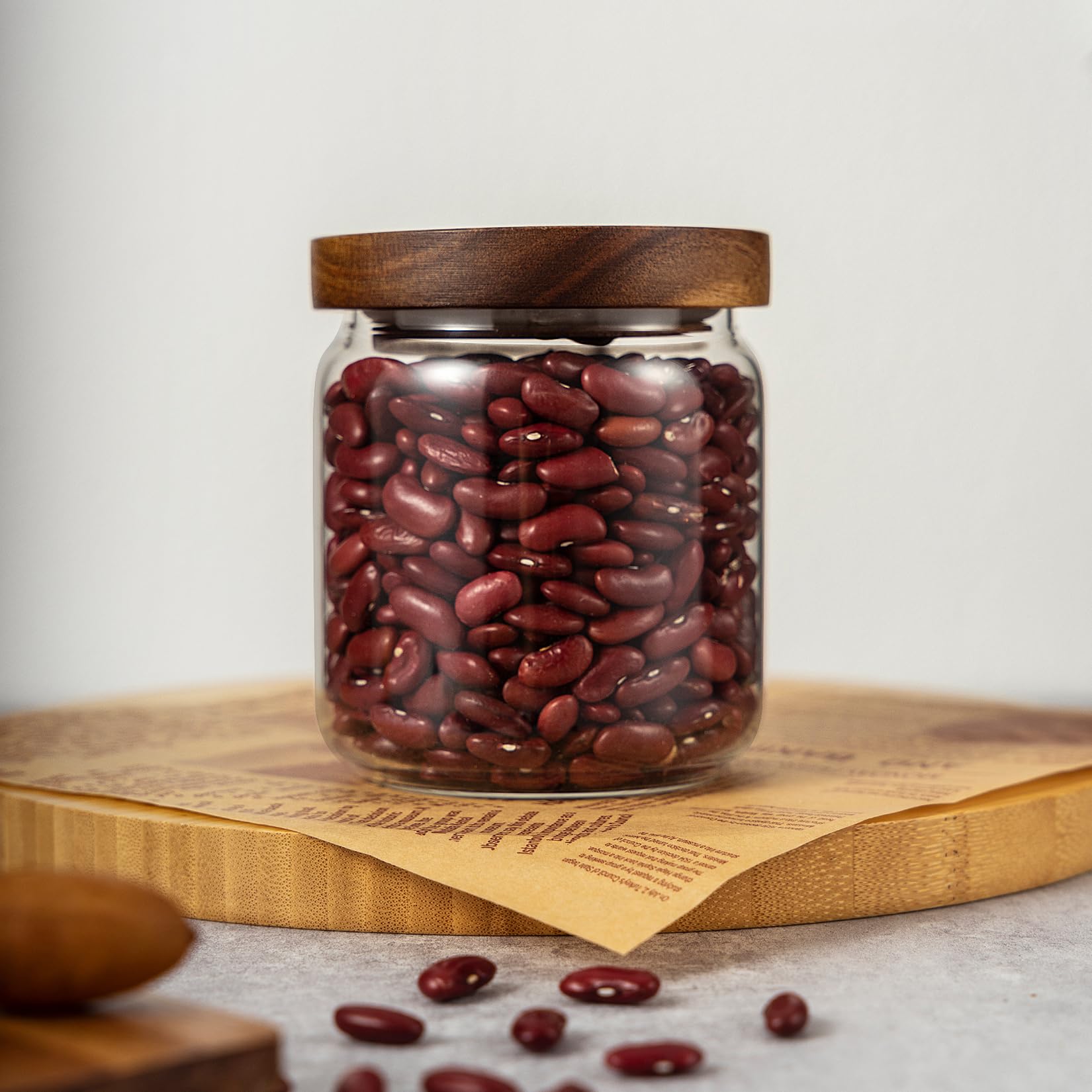 piconesper 500ml jars ideal for beans, rice, or sugar storage