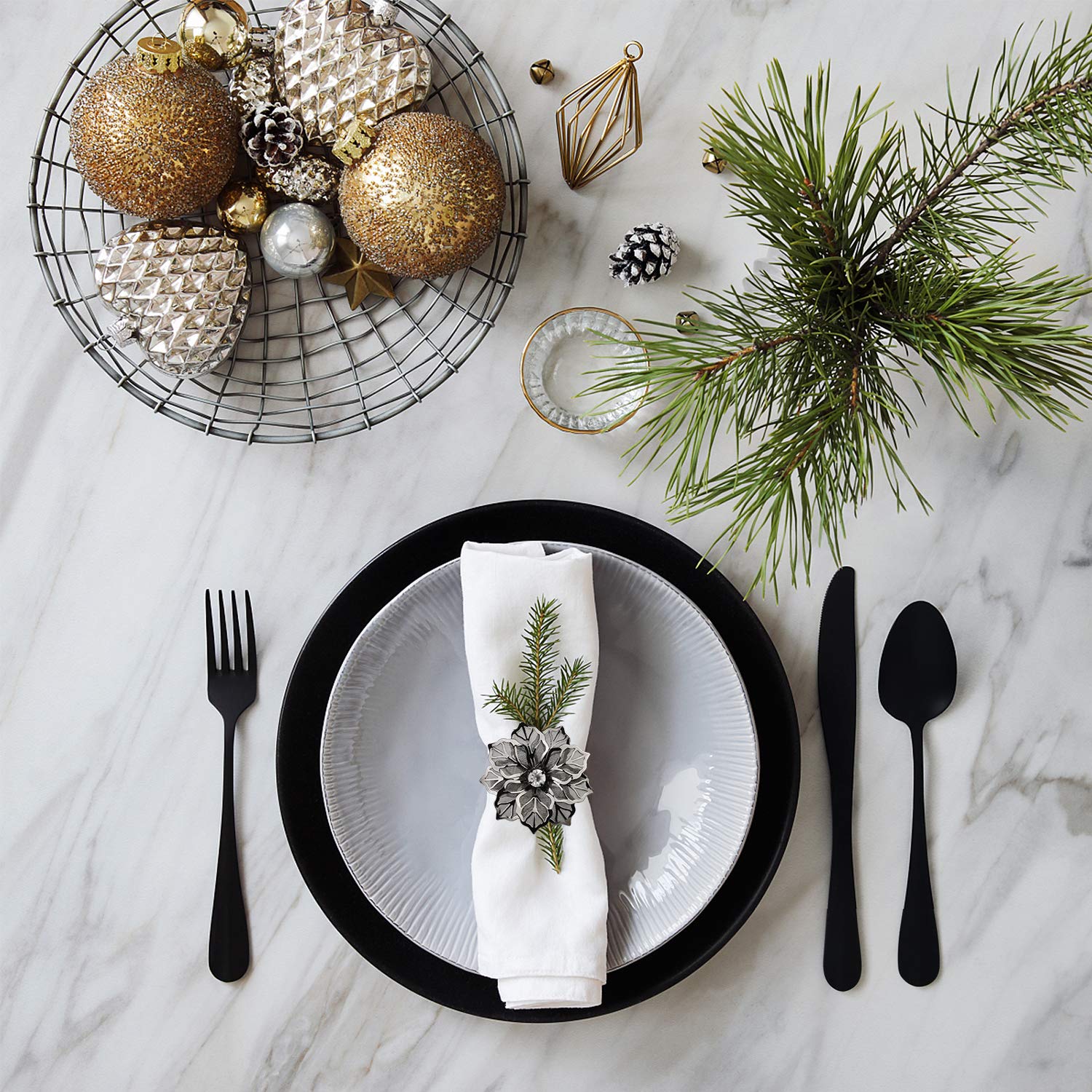 Picowe napkin rings care guide promotes gentle hand washing