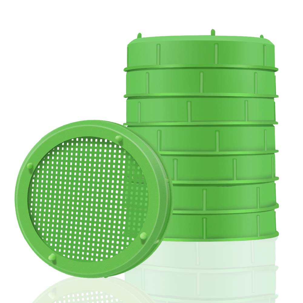 Picowe sprouting lid green wide-mouth 86mm ready for jar sprouting