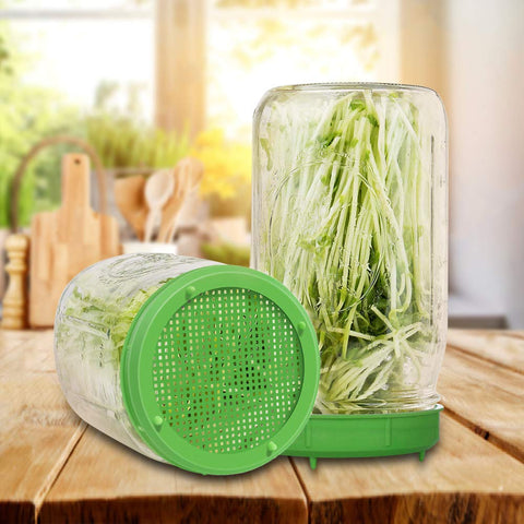 Picowe lid stand feet design stabilizes jar setup