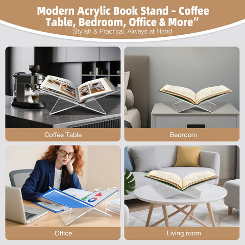 PIDINUK easy care book stand being wiped with a soft cloth