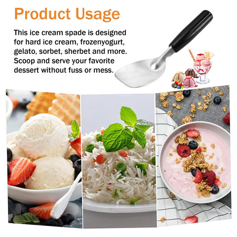 Pierides ice cream spade is dishwasher-safe, simplifying cleanup after dessert time