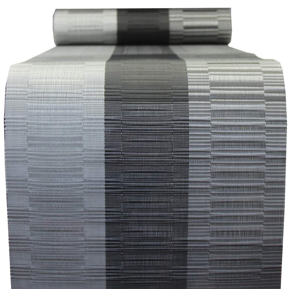 PIGCHCY table runner in black complements tables and elevates entertaining settings.
