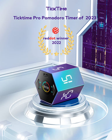 PIHEN Ticktime timer gyroscope action enables quick start without buttons.