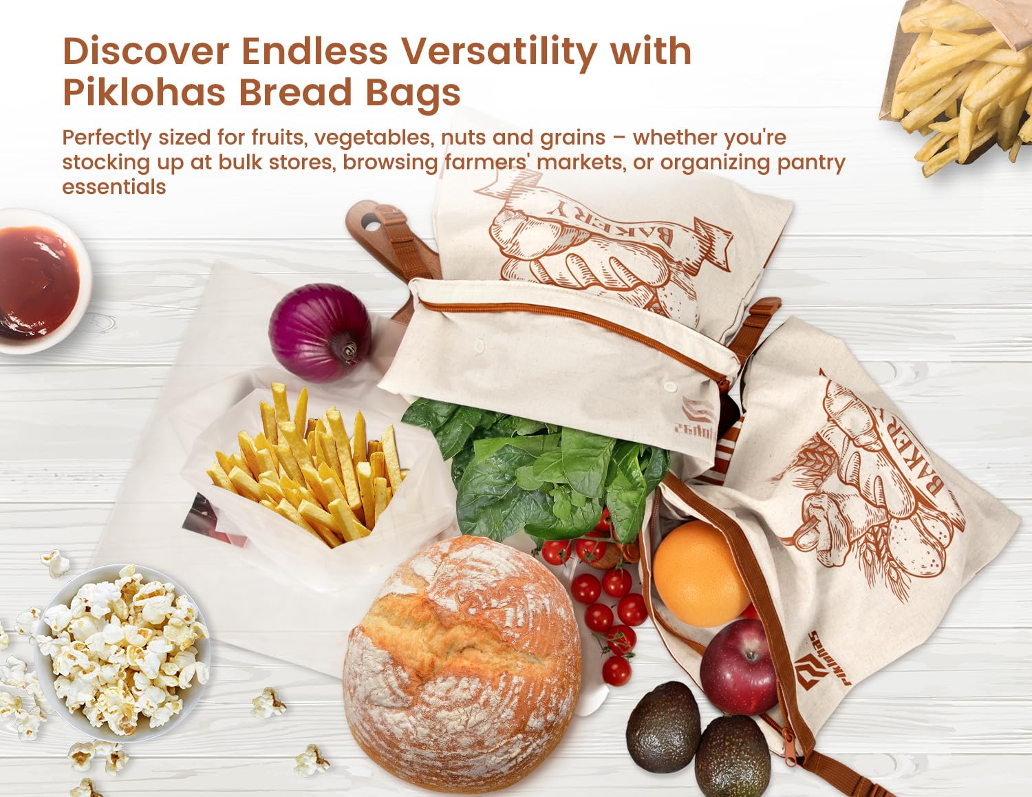 Piklohas BPA-free reusable bags promote safe, sustainable storage.