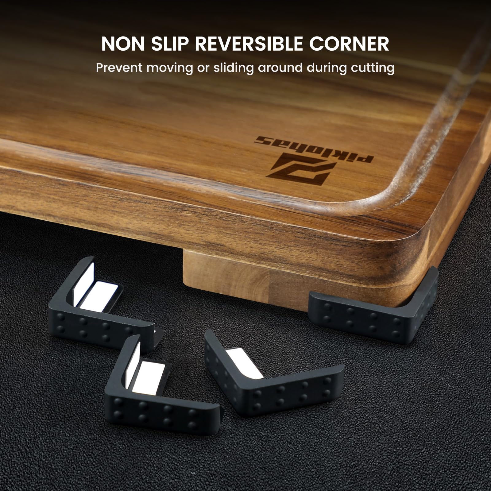 Piklohas cutting board stand organizer keeps kitchen neat and accessible.