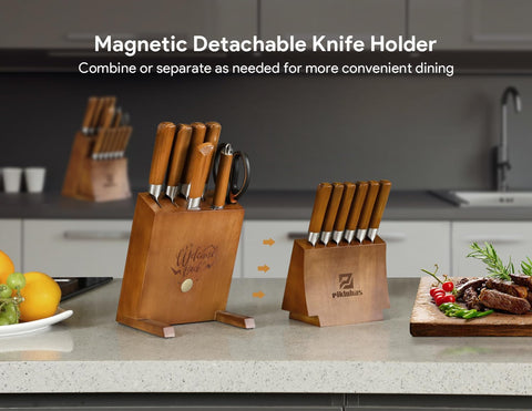 Piklohas Damascus-pattern blades highlight precision cutting and professional appeal.