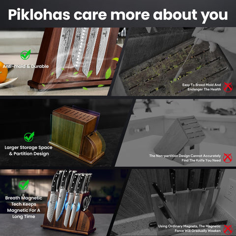 Piklohas rust-resistant steel withstands frequent kitchen use.