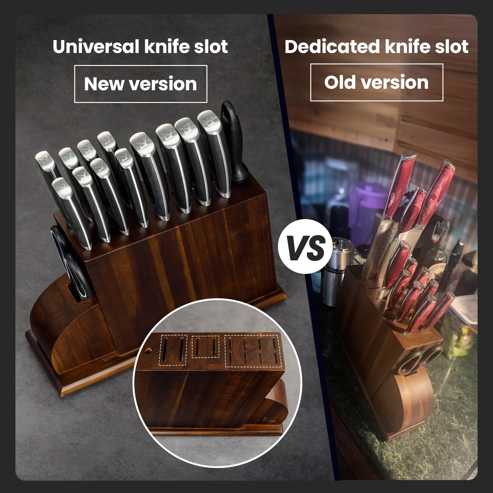 Piklohas German high-carbon steel blades deliver lasting sharpness for daily prep.