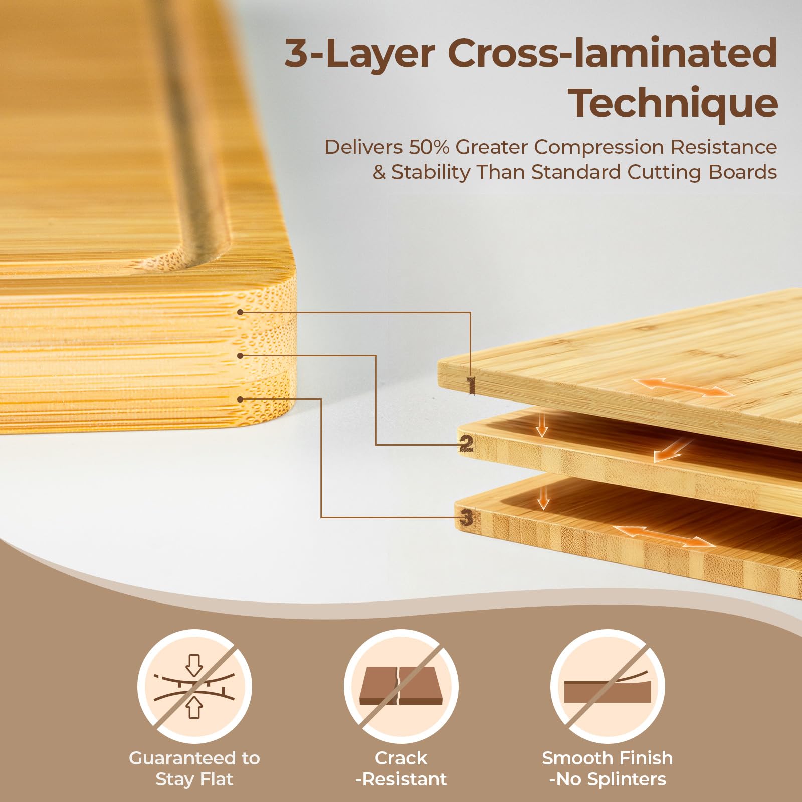 Piklohas non-slip pads prevent sliding for safer chopping