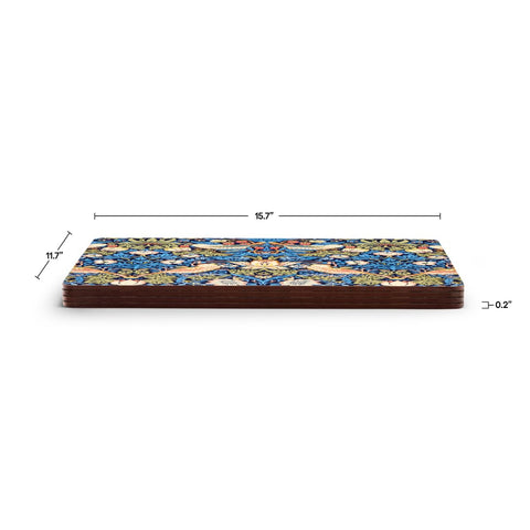 Pimpernel Morris & Co cork backing detail provides stability and protection.
