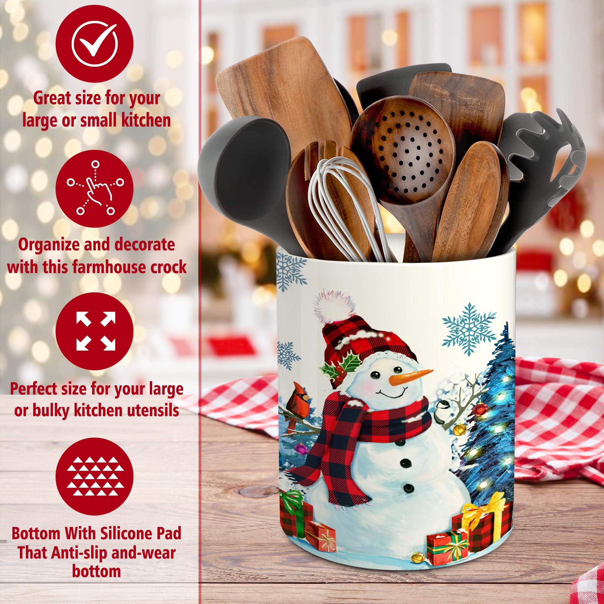 pinata utensil holder organizing kitchen tools like molds and spoons