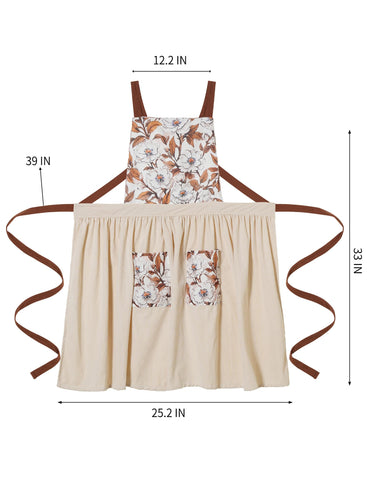 Pinknoke skirt area 33x44 inches offers full coverage during tasks