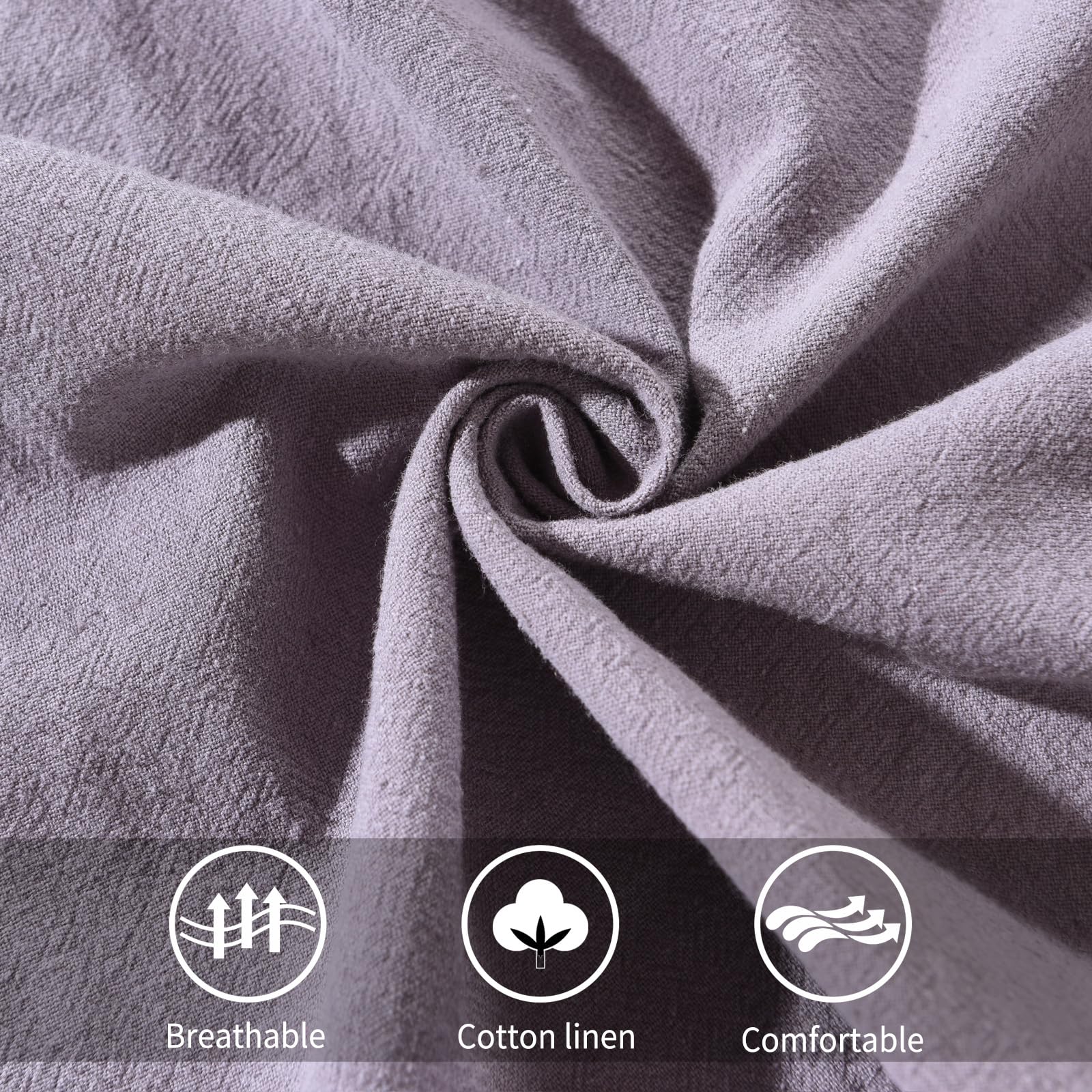 Pinknoke gray apron highlights two convenient pockets for tools and gadgets.