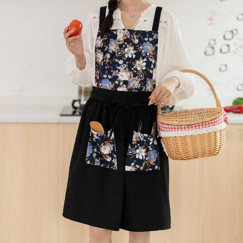 Pinknoke retro floral pattern front for stylish kitchen