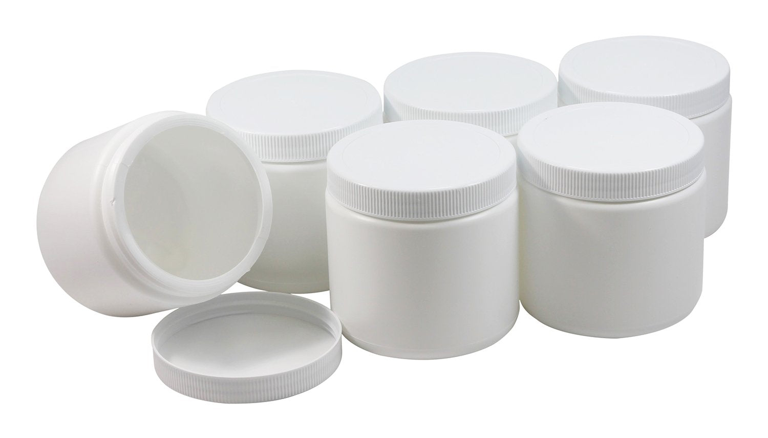 Pinnacle Mercantile 16oz jar with screw-on lid showing airtight seal for fresh storage