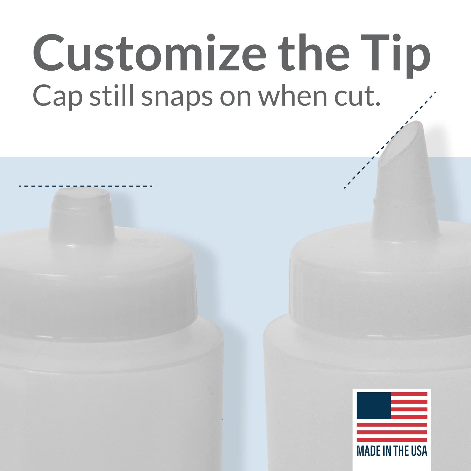 Pinnacle Mercantile dishwasher-safe bottles simplify cleanup after use.