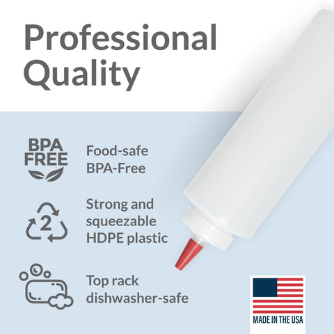 Pinnacle Mercantile red tip cap close-up shows leak-proof sealing.